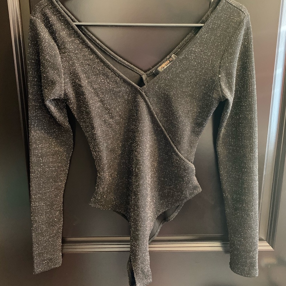 Forever 21 long sleeve bodysuit